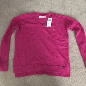 girls pink sweater